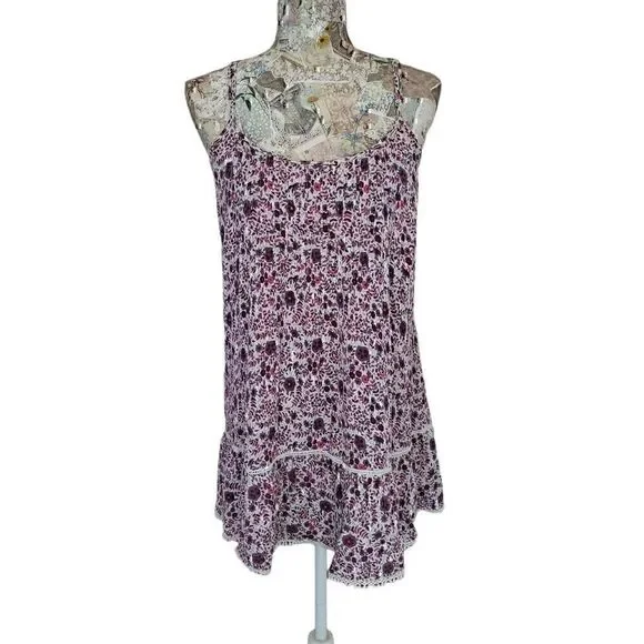 American Eagle Outfitters Short Ditsy Floral Cottagecore Casual Beach Sun Dress - Picture 13 of 13